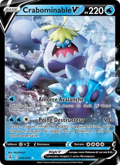 Crabominable V 76/264 Poing de Fusion