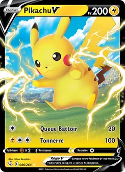 Pikachu V 86/264 Poing de Fusion