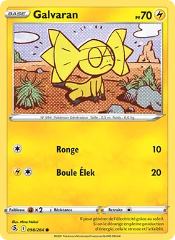 Galvaran 98/264 Poing de Fusion