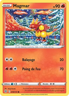 Magmar 019/172 Stars Étincelantes