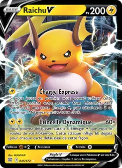 Raichu V 045/172 Stars Étincelantes