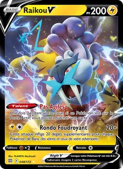 Raikou V 048/172 Stars Étincelantes