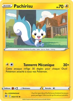 Pachirisu 052/172 Stars Étincelantes