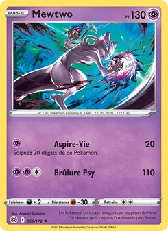 Mewtwo 056/172 Stars Étincelantes