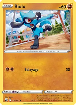 Riolu 078/172 Stars Étincelantes