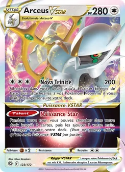 Arceus VSTAR 123/172 Stars Étincelantes