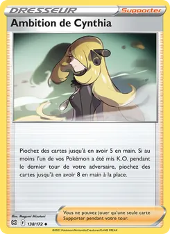 Ambition de Cynthia 138/172 Stars Étincelantes