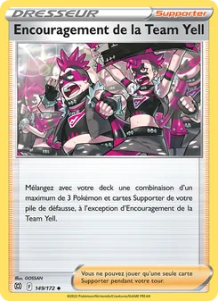 Encouragement de la Team Yell 149/172 Stars Étincelantes