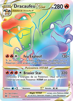 Dracaufeu VSTAR 174/172 Stars Étincelantes