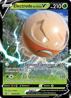 Électrode de Hisui V SWSH294 Promo SWSH