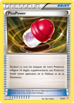 PlusPower 16/30 BW Kit du dresseur (Minitaupe)