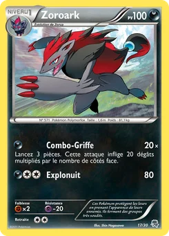 Zoroark 17/30 BW Kit du dresseur (Zoroark)