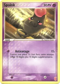 Spoink 7/12 EX Kit dresseur (Positi)