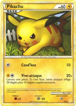 Pikachu 16/30 HS Kit du dresseur (Raichu)