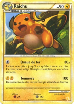 Raichu 19/30 HS Kit du dresseur (Raichu)