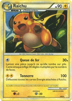 Raichu 30/30 HS Kit du dresseur (Raichu)