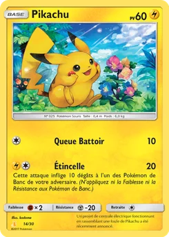 Pikachu 14/30 SM Kit du dresseur (Raichu d'Alola)