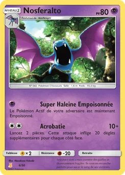 Nosferalto 6/30 SM Kit du dresseur (Raichu d'Alola)