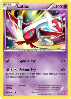 Latias 30/30 XY Kit du dresseur (Latias)