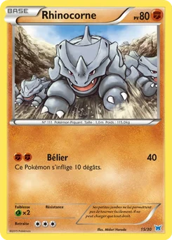 Rhinocorne 15/30 XY Kit du dresseur (Latios)
