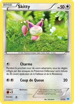Skitty 27/30 XY Kit du dresseur (Latios)