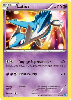 Latios 30/30 XY Kit du dresseur (Latios)