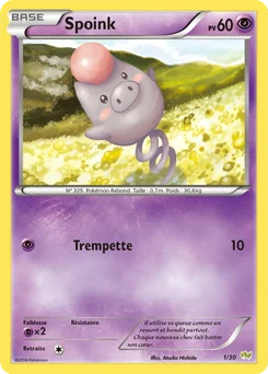 Spoink 1/30 XY Kit du dresseur (Bruyverne)