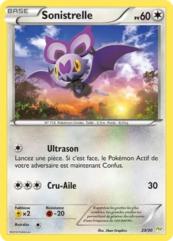 Sonistrelle 23/30 XY Kit du dresseur (Bruyverne)
