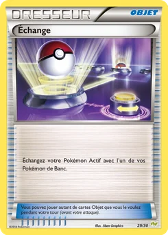Échange 29/30 XY Kit du dresseur (Bruyverne)