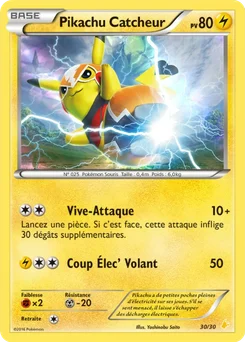 Pikachu Catcheur 30/30 XY Kit du dresseur (Pikachu Libre)