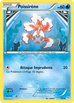 Poissirène 13/30 XY Kit du dresseur (Suicune)
