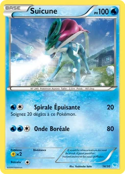 Suicune 14/30 XY Kit du dresseur (Suicune)