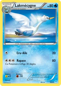 Lakmécygne 18/30 XY Kit du dresseur (Suicune)