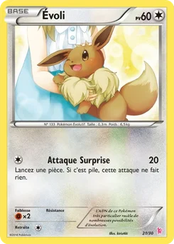 Évoli 21/30 XY Kit du dresseur (Nymphali)