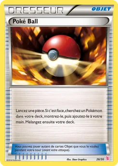 Poké Ball 26/30 XY Kit du dresseur (Nymphali)