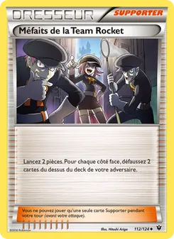 Méfaits de la Team Rocket 112/124 Impact des Destins