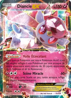 Diancie EX 72/124 Impact des Destins