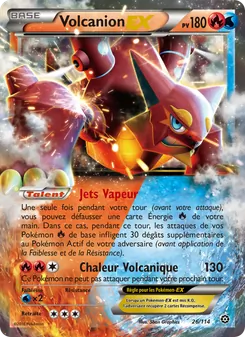 Volcanion EX 26/114 Offensive Vapeur