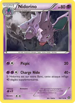 Nidorino 44/114 Offensive Vapeur