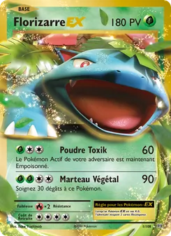 Florizarre EX 1/108 Évolutions