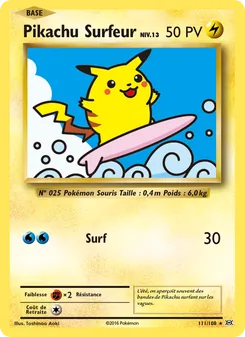 Pikachu Surfeur 111/108 Évolutions