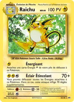 Raichu 36/108 Évolutions