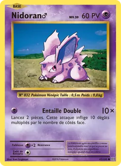 Nidoran♂ 43/108 Évolutions