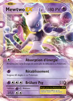 Mewtwo EX 52/108 Évolutions