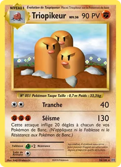 Triopikeur 56/108 Évolutions