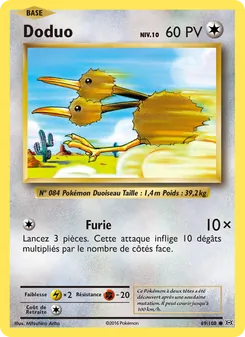 Doduo 69/108 Évolutions