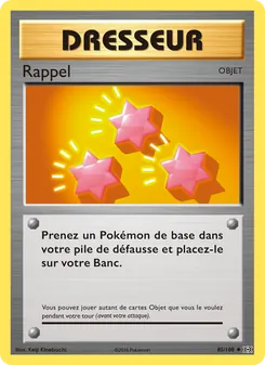 Rappel 85/108 Évolutions