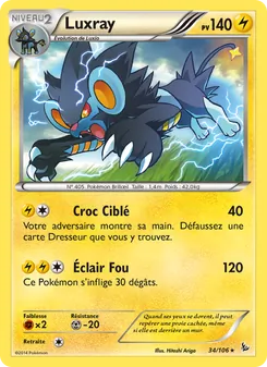 Luxray 34/106 Étincelles
