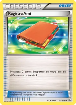 Registre Ami 92/106 Étincelles