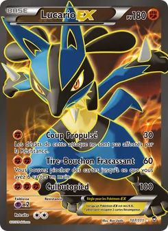 Lucario EX 107/111 Poings Furieux